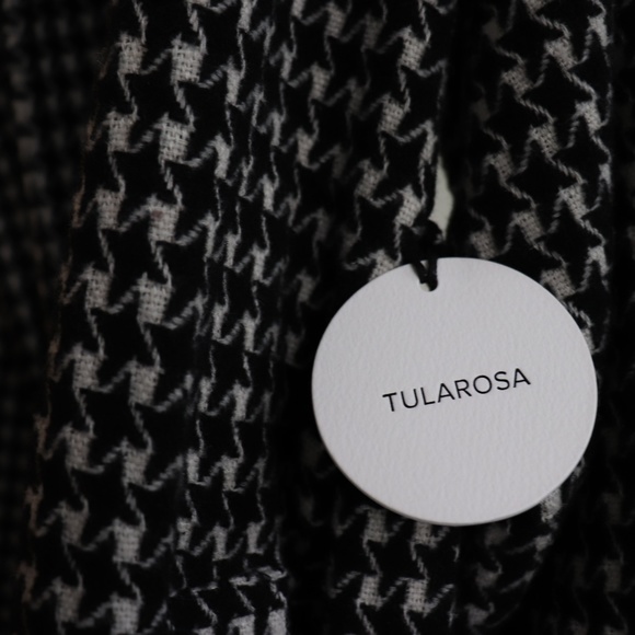 NWT Tularosa Heidi Coat Ivory Houndstooth Medium - Picture 8 of 8